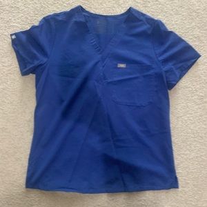 Denim Figs Catarina Scrub Top, size medium